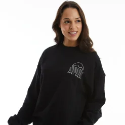 Hot Sun & Sea Fleece Crewneck Women Tops|Tops